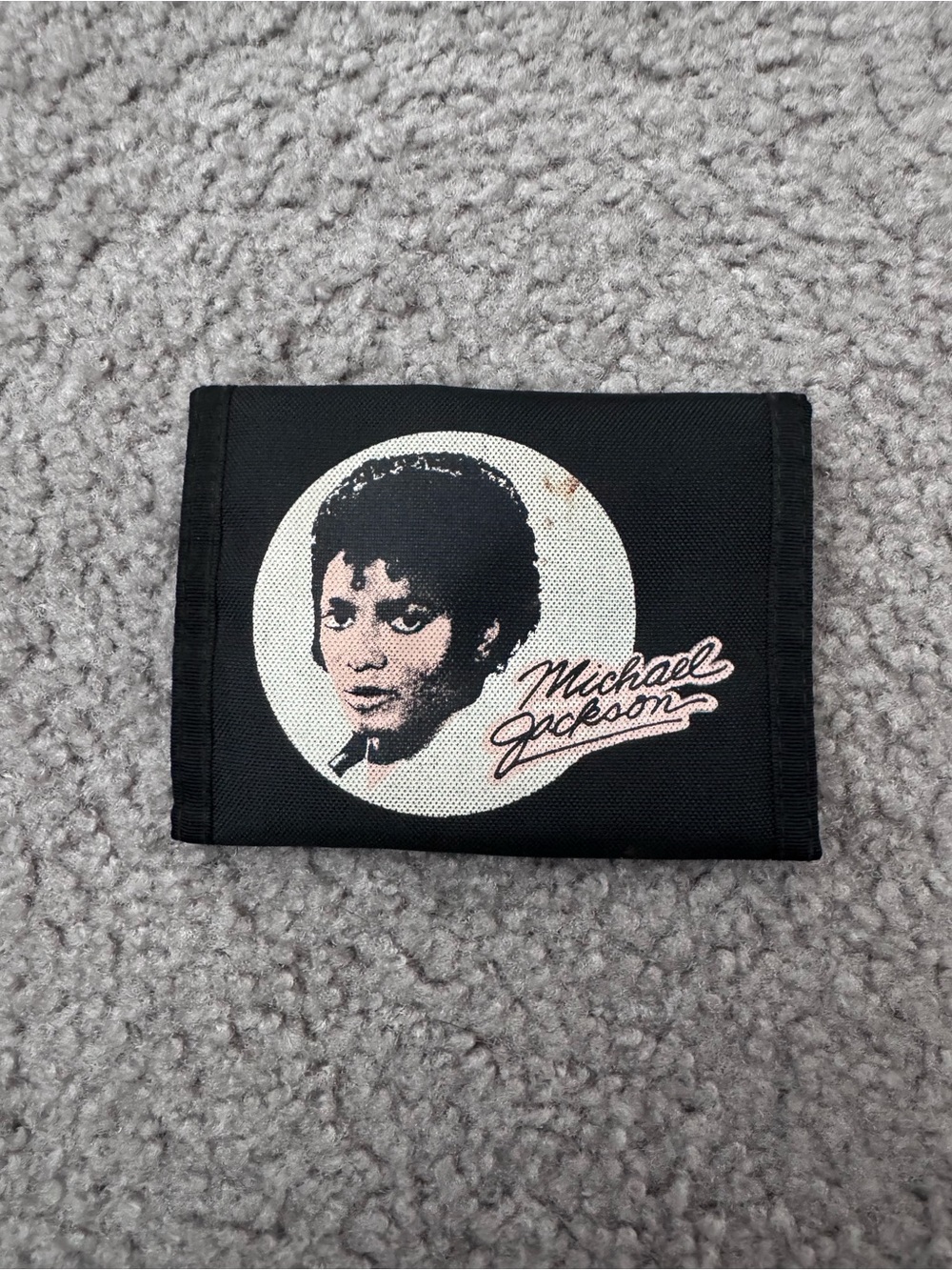 Michael Jackson Vintage Velcro Trifold Wallet